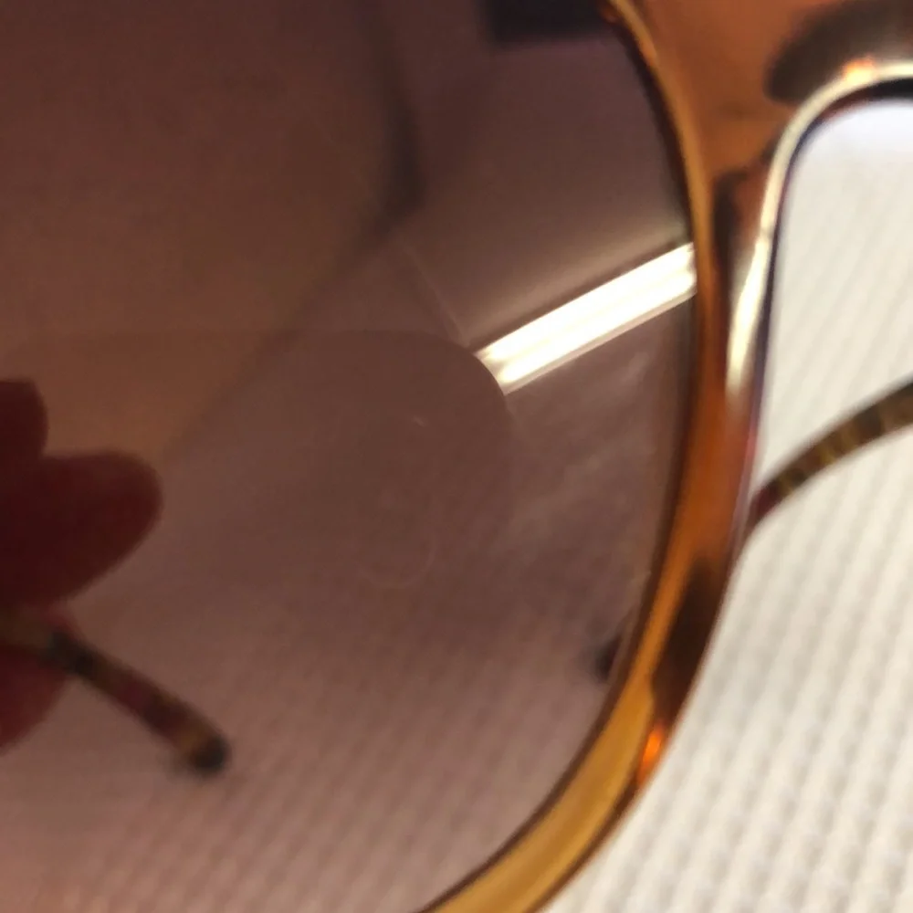 RELIC Sunglasses Brown Frames, Floral Temples, Cutout Lenses, Gold Detail - Picture 13 of 13